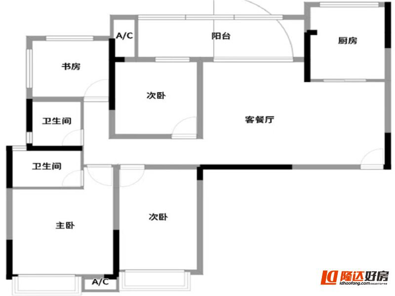 绵阳前后中庭 南北通透4房2卫 电梯洋房小区 标杆楼层有车位 绵阳二手房