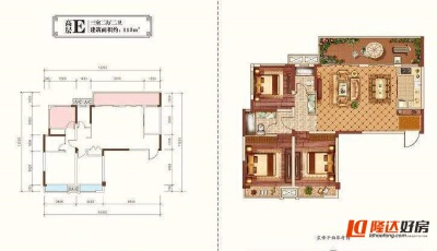 经开区 中梁壹号院（住）3房100万