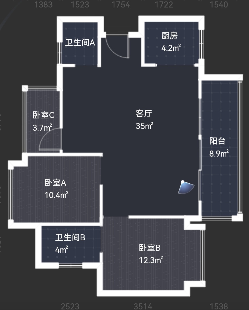 绵阳人工湖旁.新小区.三房双卫.朝南.视野开阔 绵阳二手房