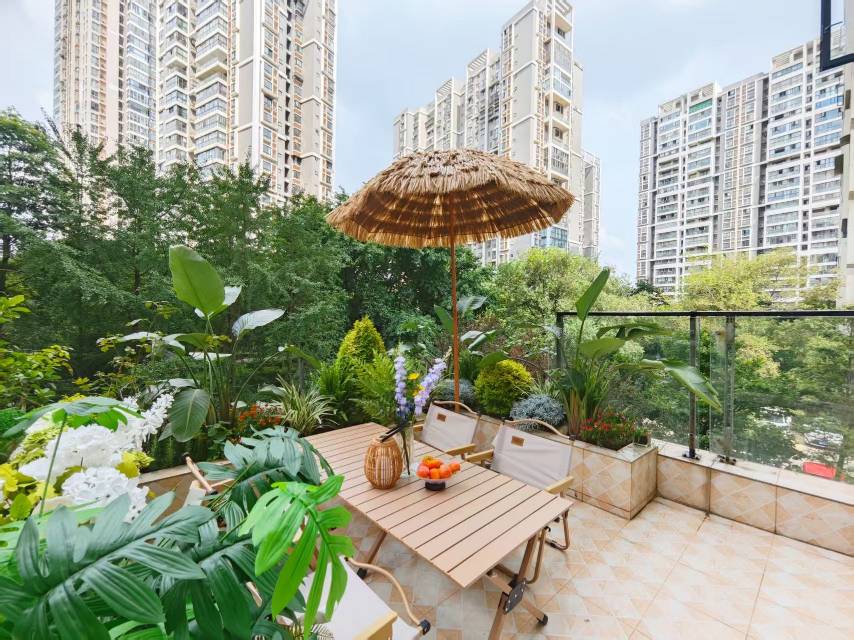 绵阳露台花园菜园  大三房  实景 绵阳二手房